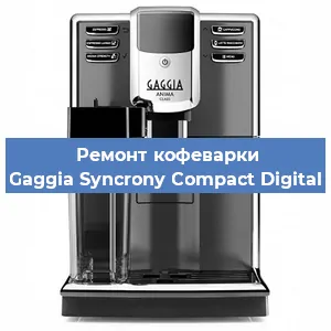Ремонт капучинатора на кофемашине Gaggia Syncrony Compact Digital в Новосибирске